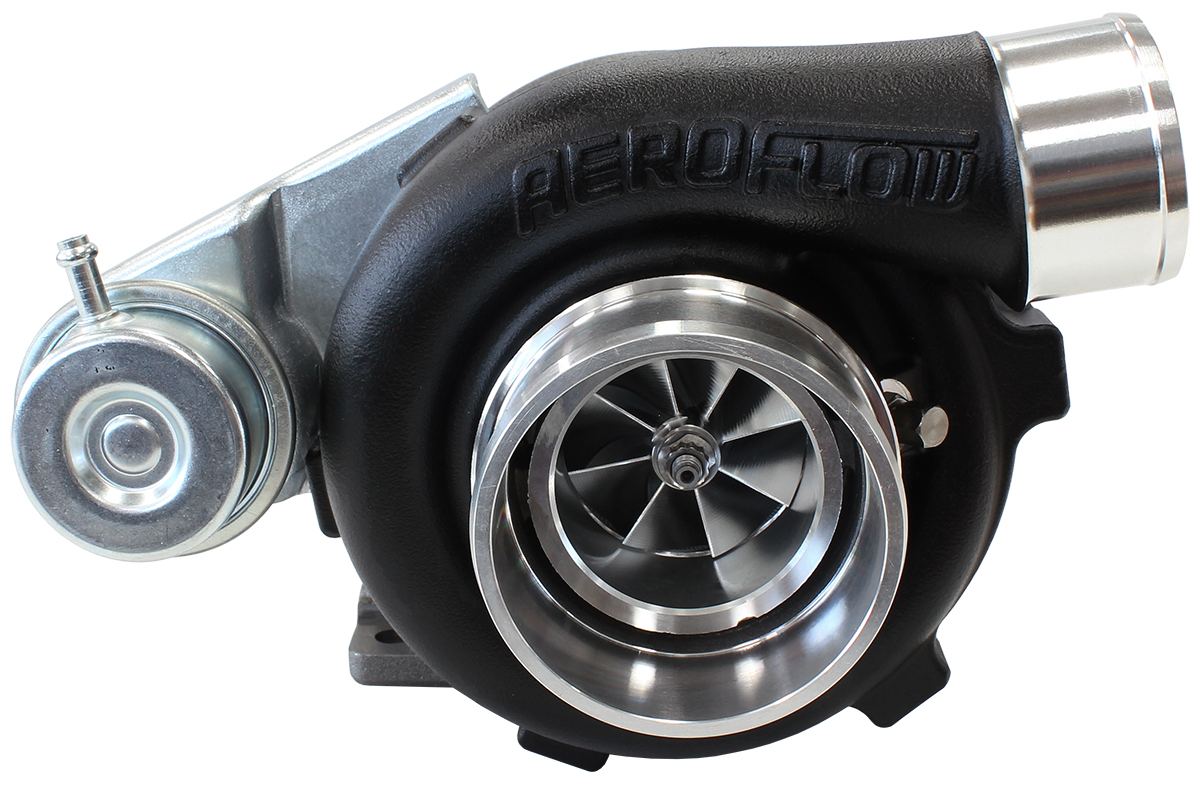 AEROFLOW BOOSTED 5047.86 T28 FLANGE 5 BOLT OUTLET GTX2867 BLACK