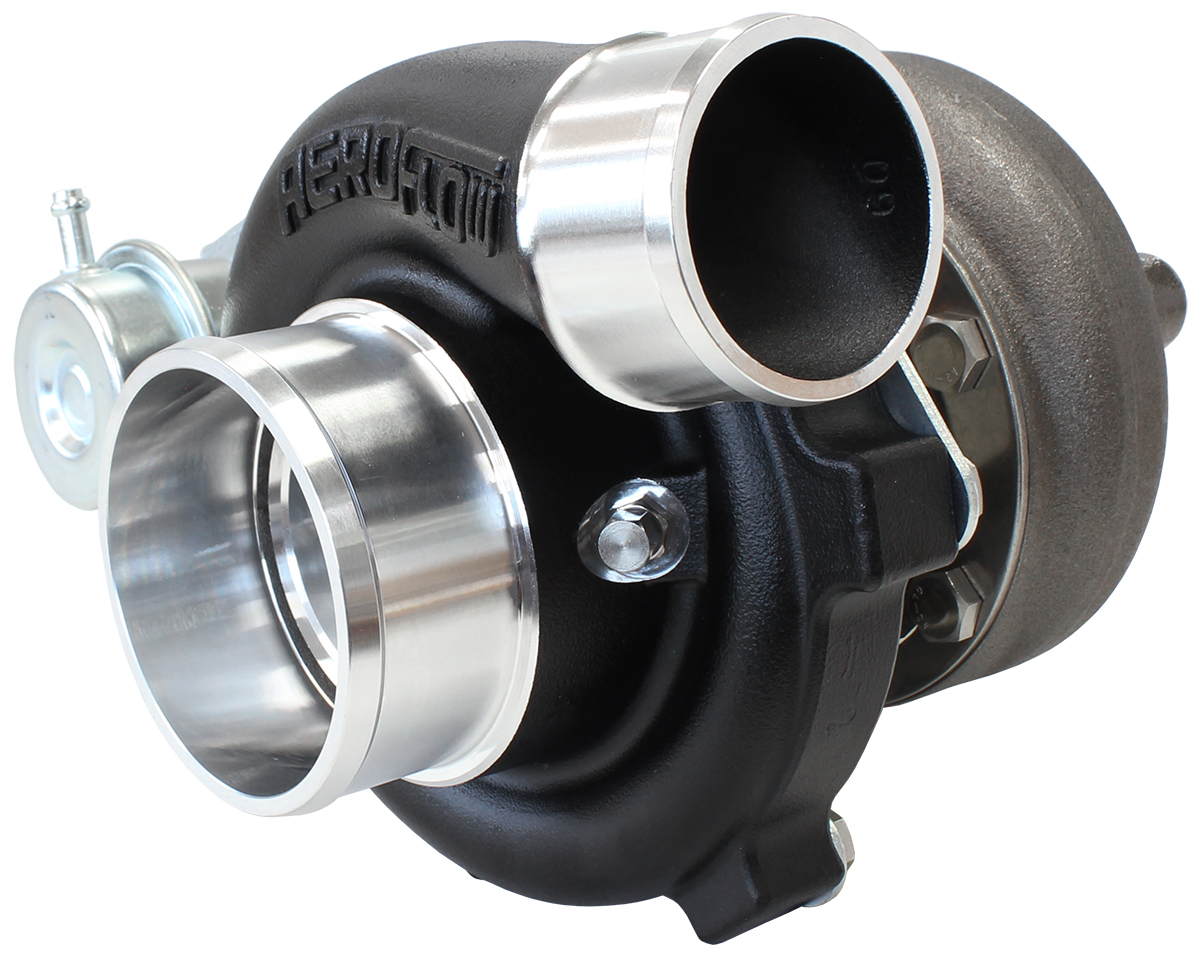 AEROFLOW BOOSTED 5047.86 T28 FLANGE 5 BOLT OUTLET GTX2867 BLACK - Image 2