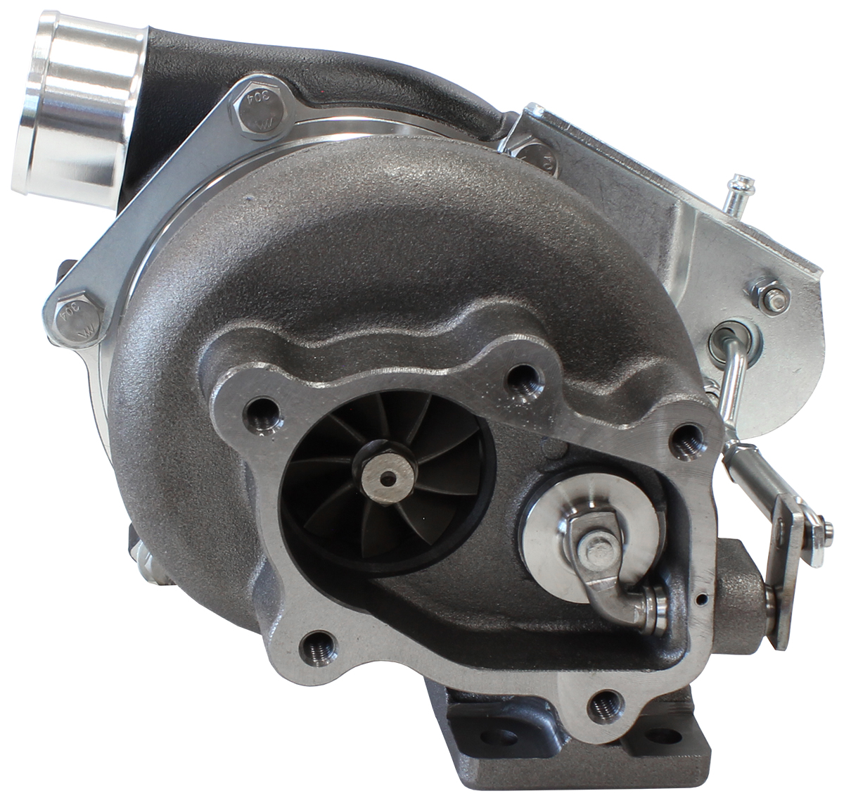 AEROFLOW BOOSTED 5047.86 T28 FLANGE 5 BOLT OUTLET GTX2867 BLACK - Image 3