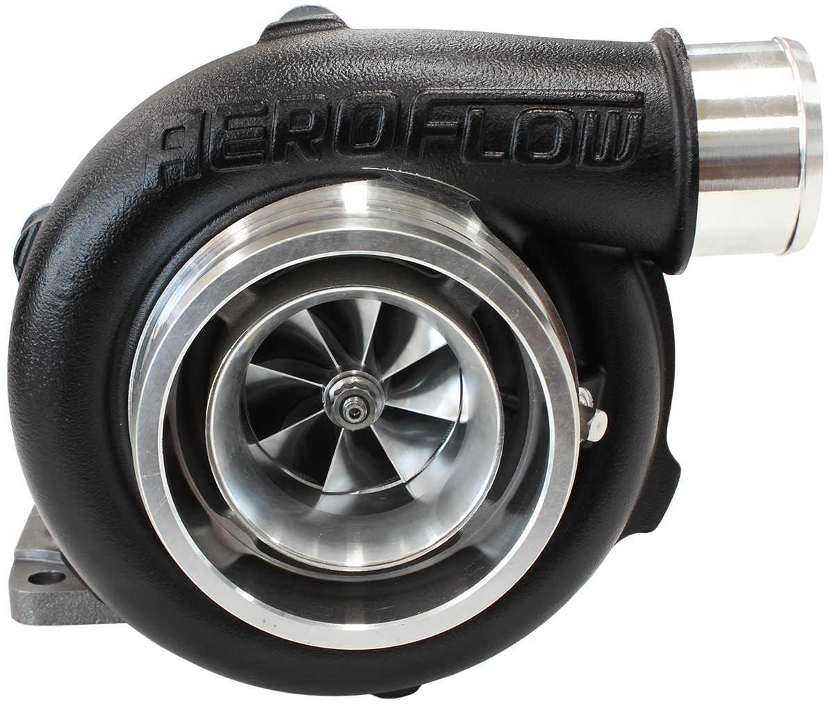 AEROFLOW BOOSTED 5455.63 T3 FLANGE V-BAND OUTLET GTX3071 BLACK