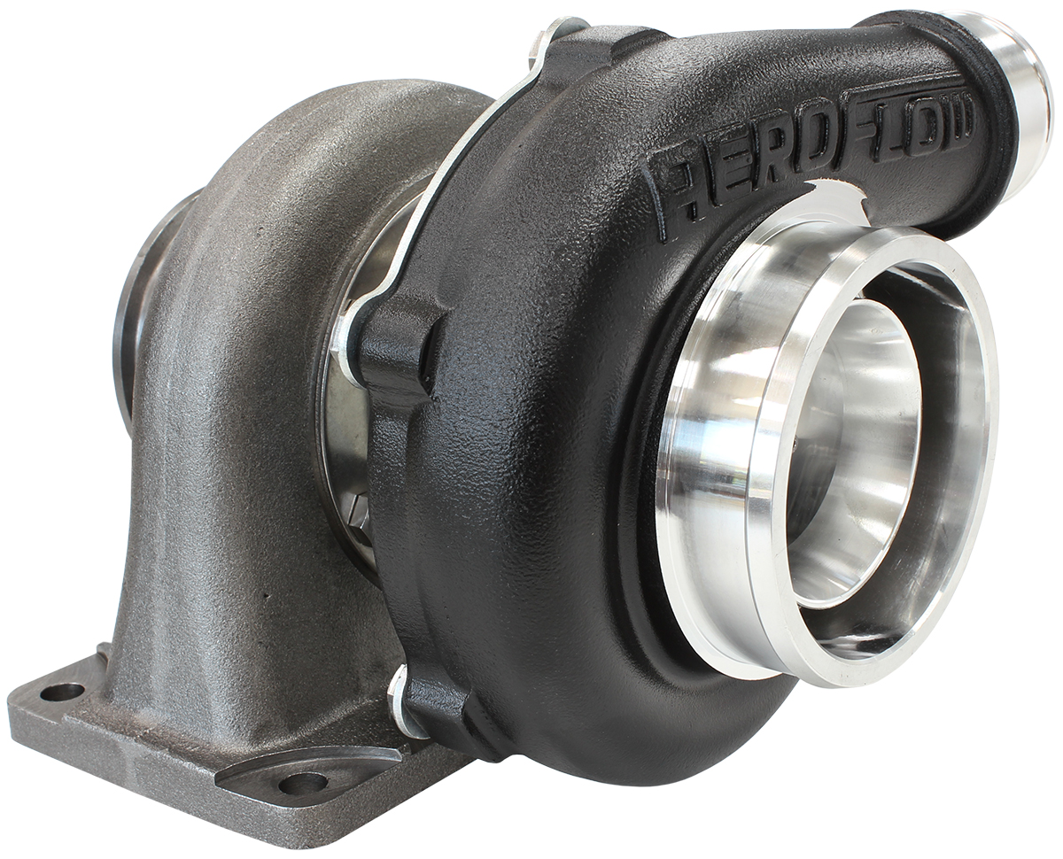 AEROFLOW BOOSTED 5455.63 T3 FLANGE V-BAND OUTLET GTX3071 BLACK - Image 2