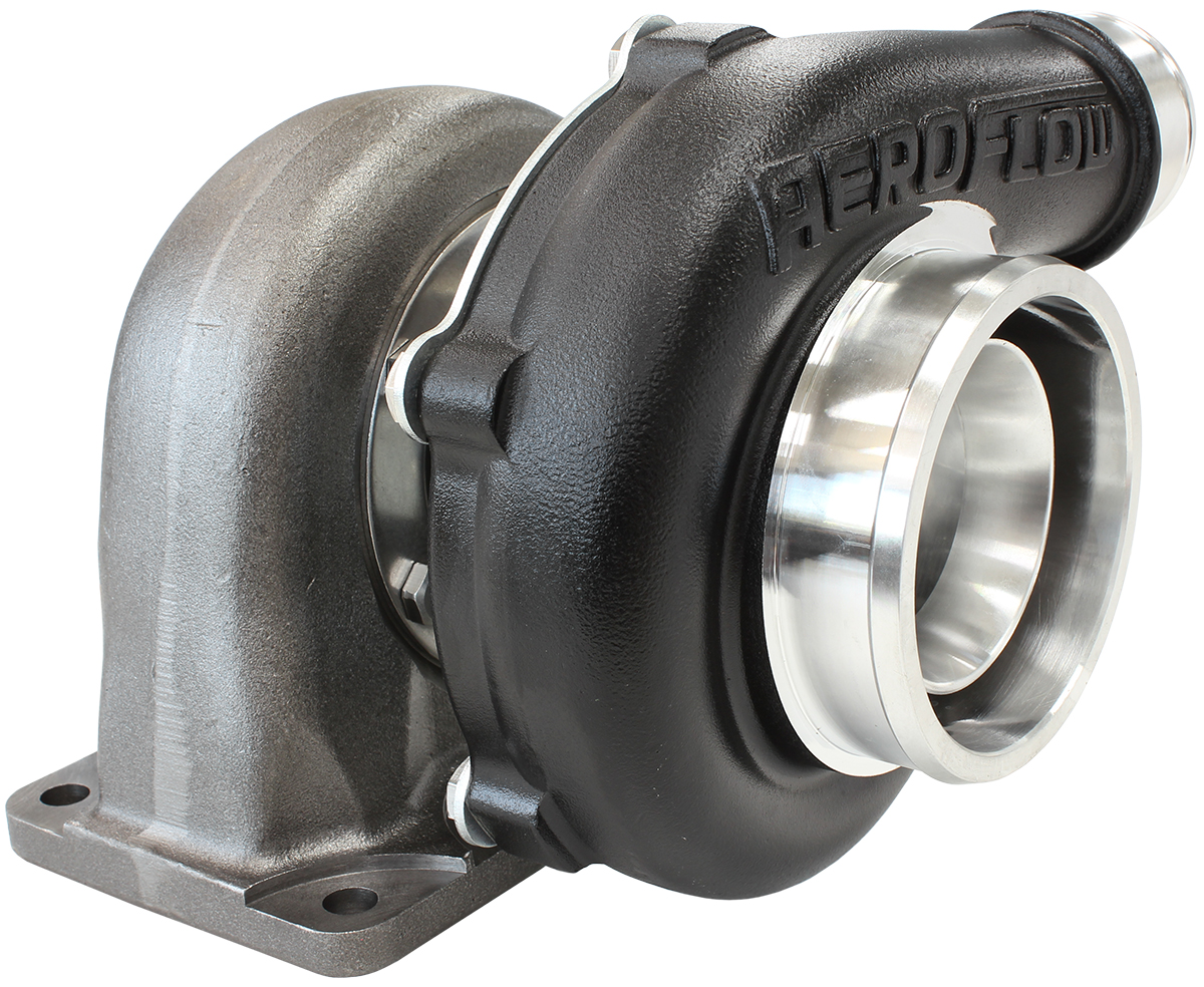 AEROFLOW BOOSTED 5455.82 T3 FLANGE V-BAND OUTLET GTX3071 BLACK - Image 2