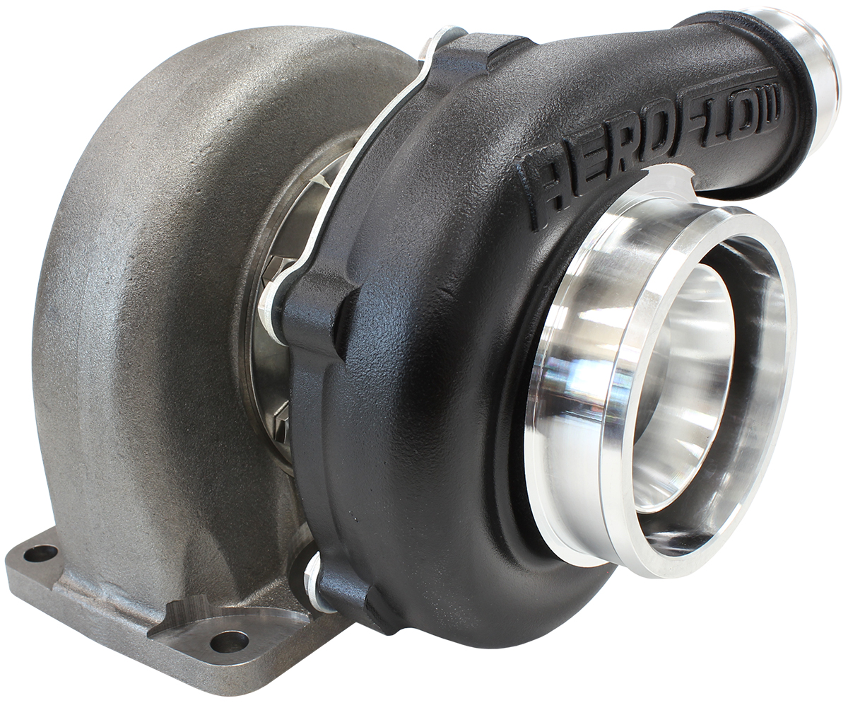 AEROFLOW BOOSTED 5455 1.06 T3 FLANGE V-BAND OUTLET GTX3071 BLACK - Image 2