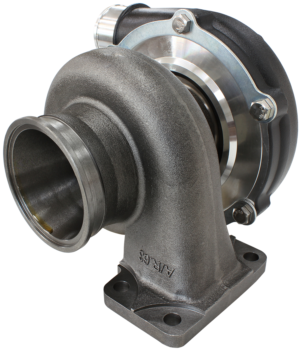 AEROFLOW BOOSTED 5855.63 T3 FLANGE V-BAND OUTLET GTX3076 BLACK - Image 3