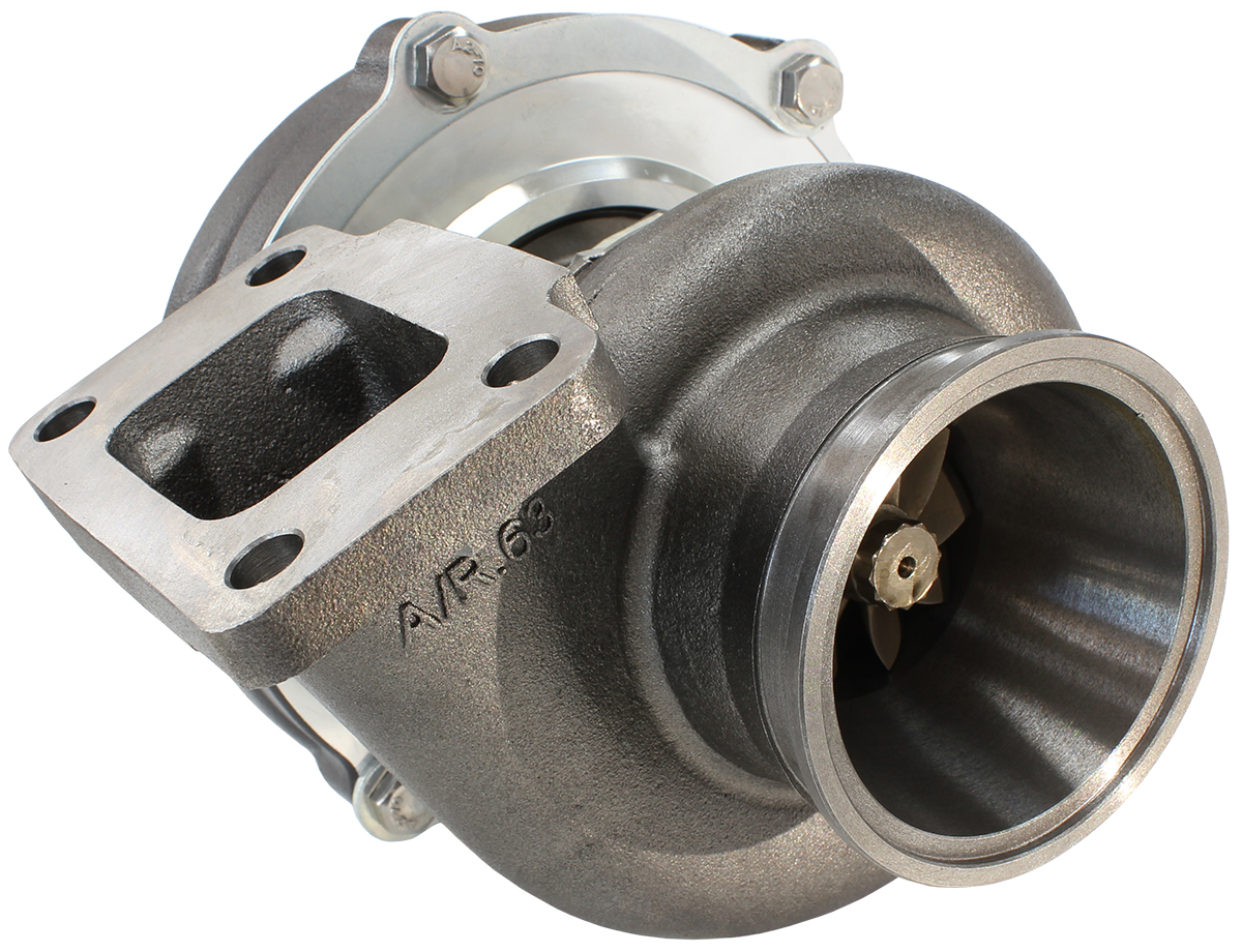AEROFLOW BOOSTED 5855.63 T3 FLANGE V-BAND OUTLET GTX3076 BLACK - Image 5