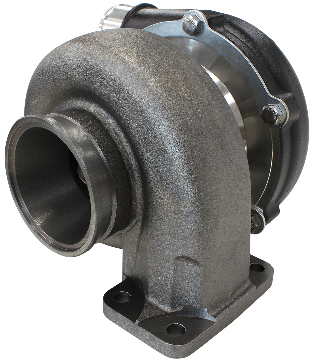AEROFLOW BOOSTED 5855 1.06 T3 FLANGE V-BAND OUTLET GTX3076 BLACK - Image 3
