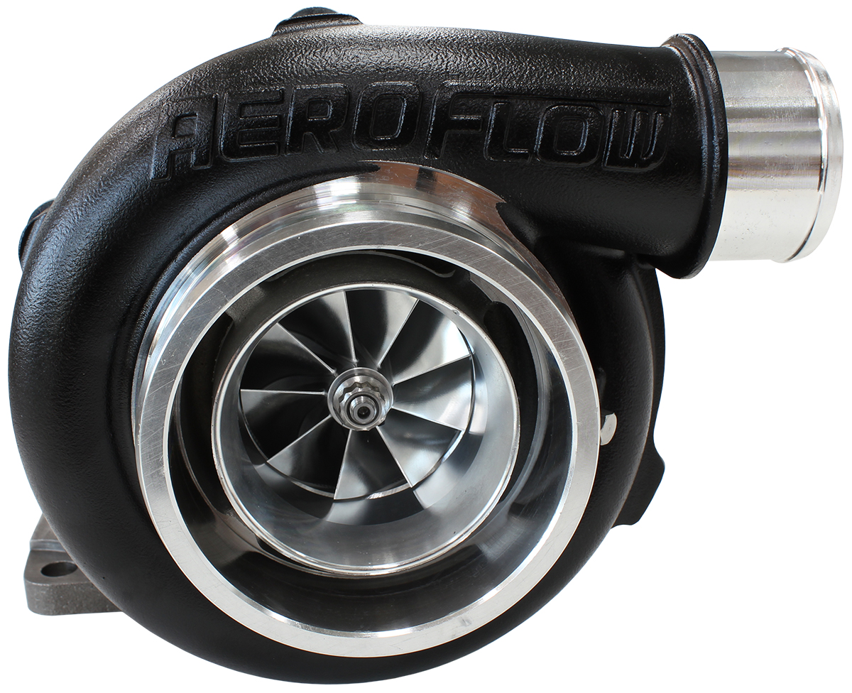 AEROFLOW BOOSTED 5862.63 T3 FLANGE V-BAND OUTLET GTX3576 BLACK