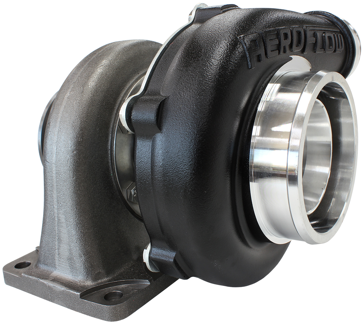 AEROFLOW BOOSTED 5862.63 T3 FLANGE V-BAND OUTLET GTX3576 BLACK - Image 2
