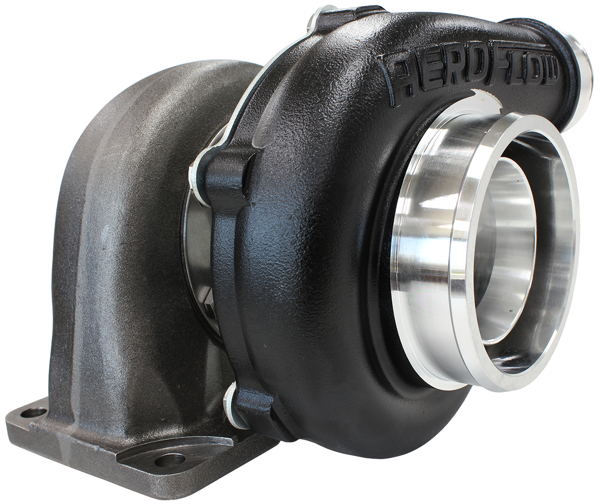 AEROFLOW BOOSTED 5862.82 T3 FLANGE V-BAND OUTLET GTX3576 BLACK - Image 2