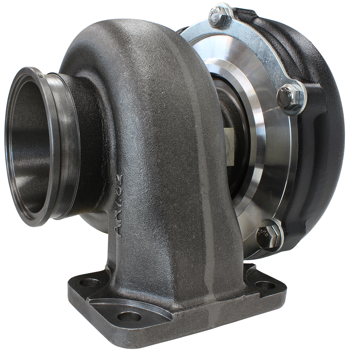 AEROFLOW BOOSTED 5862.82 T3 FLANGE V-BAND OUTLET GTX3576 BLACK - Image 3
