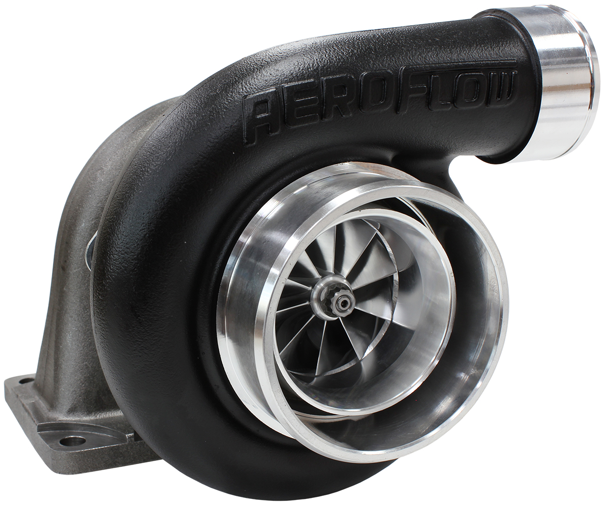 AEROFLOW BOOSTED 6662.63 T3 FLANGE V-BAND OUTLET GTX3582 BLACK - Image 2