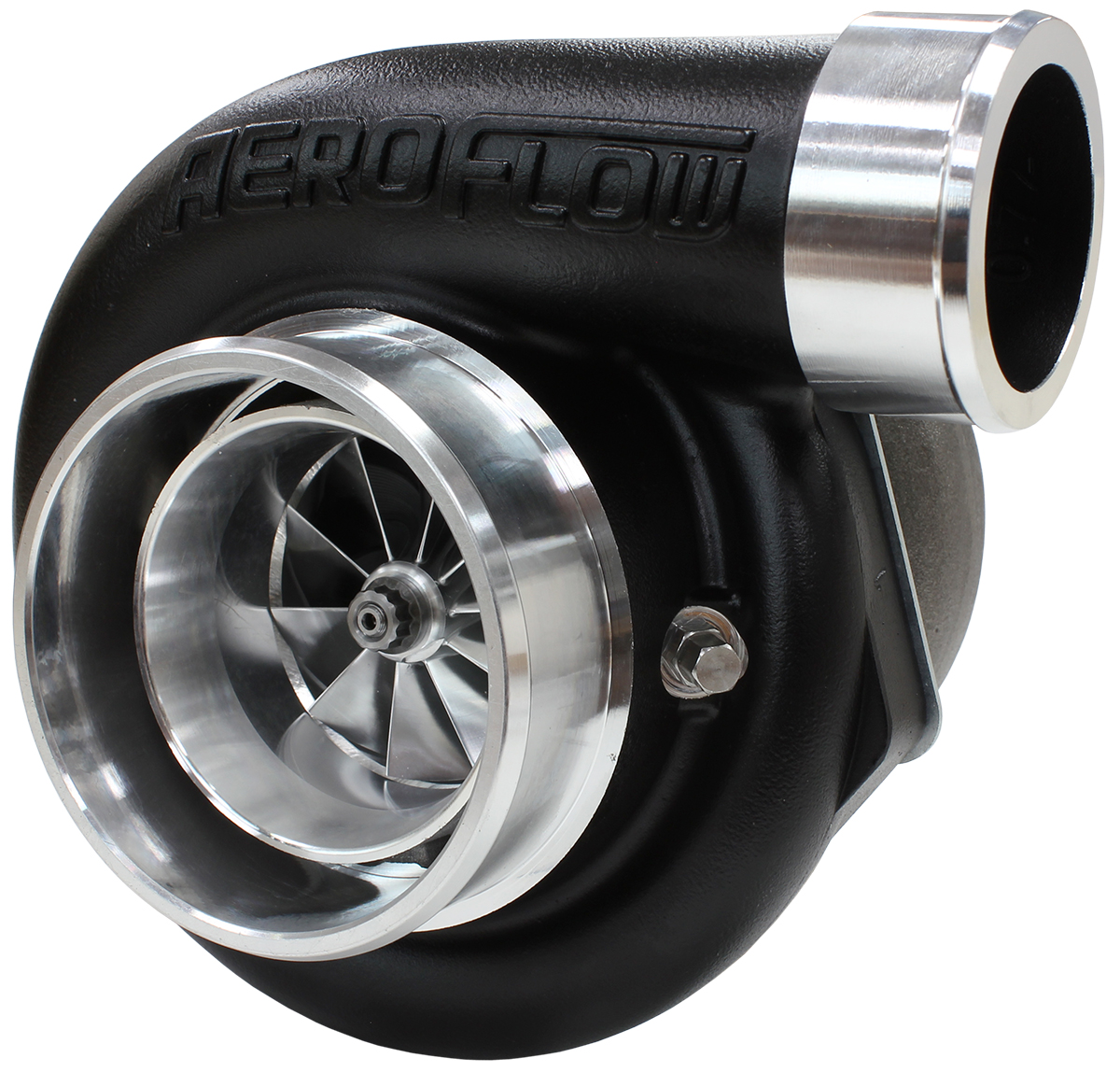 AEROFLOW BOOSTED 6662.63 T3 FLANGE V-BAND OUTLET GTX3582 BLACK - Image 3