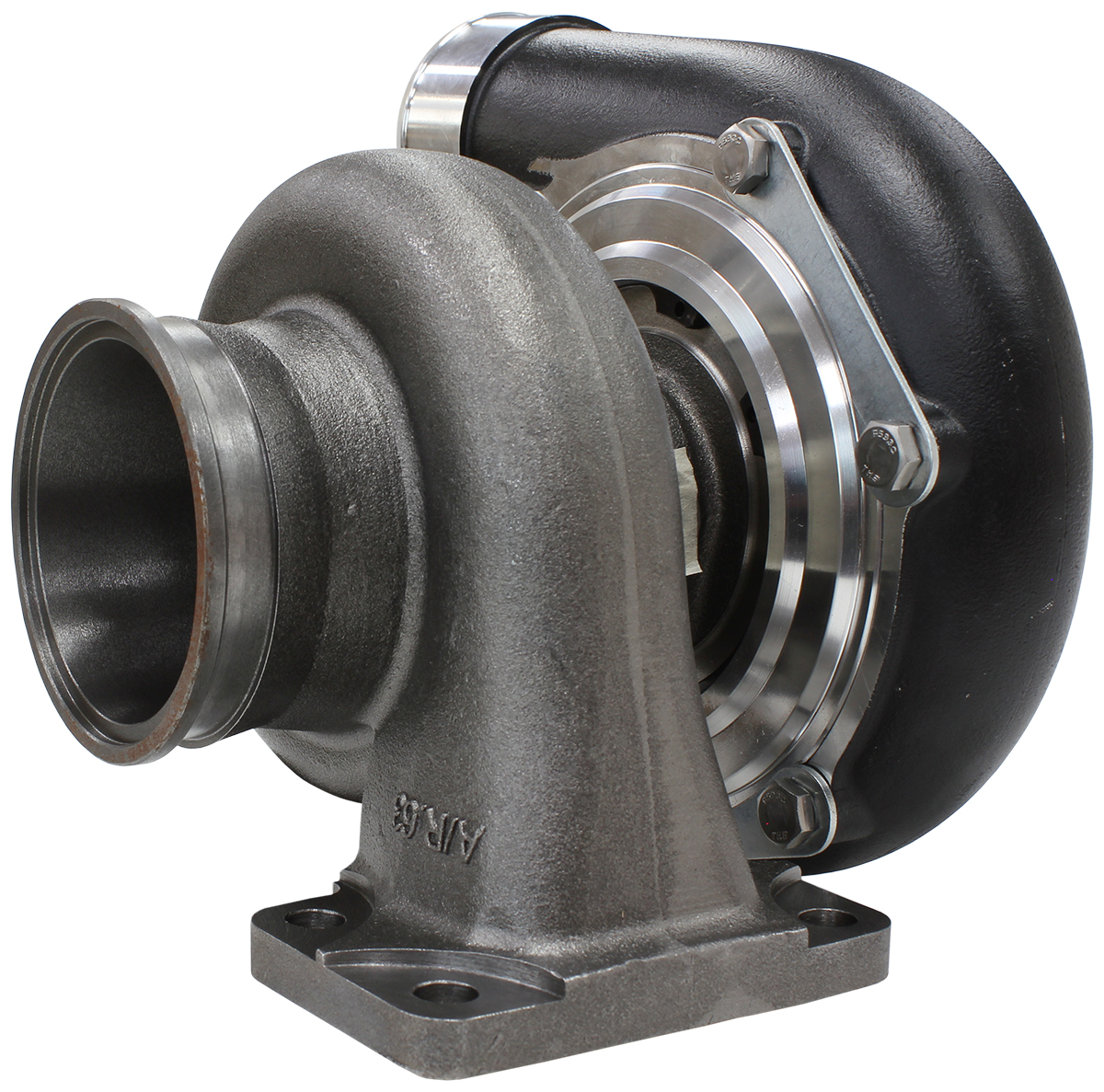 AEROFLOW BOOSTED 6662.63 T3 FLANGE V-BAND OUTLET GTX3582 BLACK - Image 5