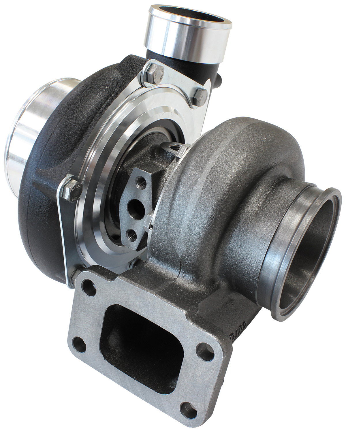 AEROFLOW BOOSTED 6662.82 T3 FLANGE V-BAND OUTLET GTX3582 BLACK - Image 2