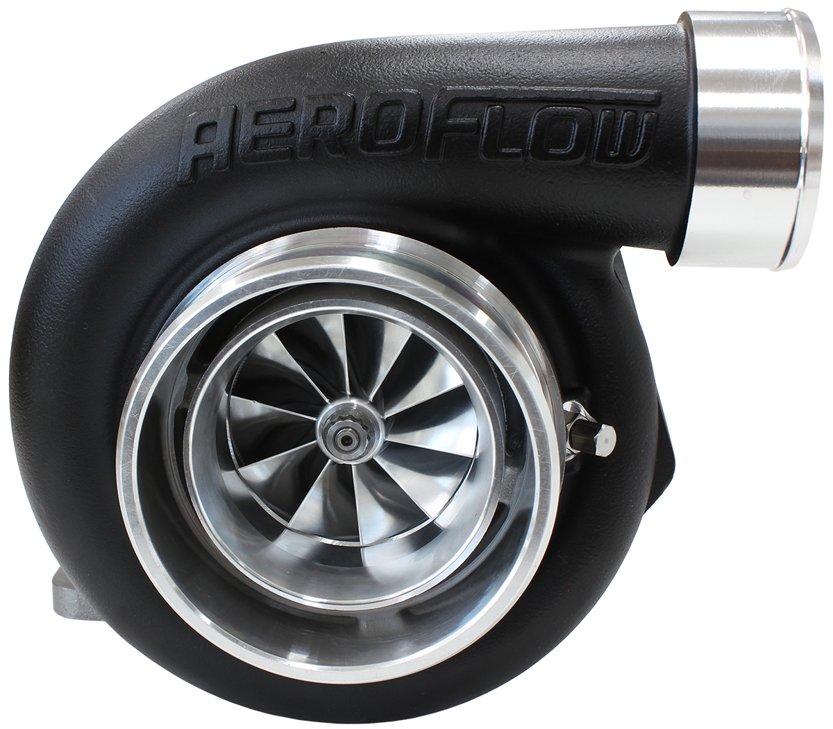 AEROFLOW BOOSTED 6662 1.06 T3 FLANGE V-BAND OUTLET GTX3582 BLACK
