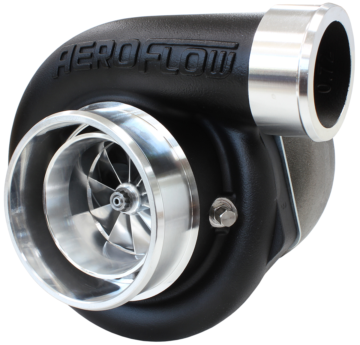 AEROFLOW BOOSTED 6662 1.06 T3 FLANGE V-BAND OUTLET GTX3582 BLACK - Image 3