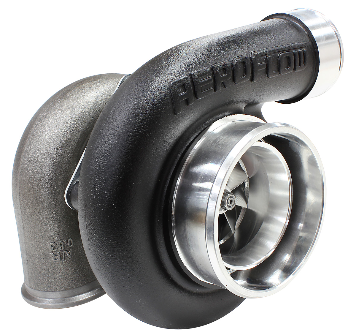 AEROFLOW BOOSTED 6662 .83 DUAL V BAND V-BAND IN/OUT GTX3582 BLACK - Image 7