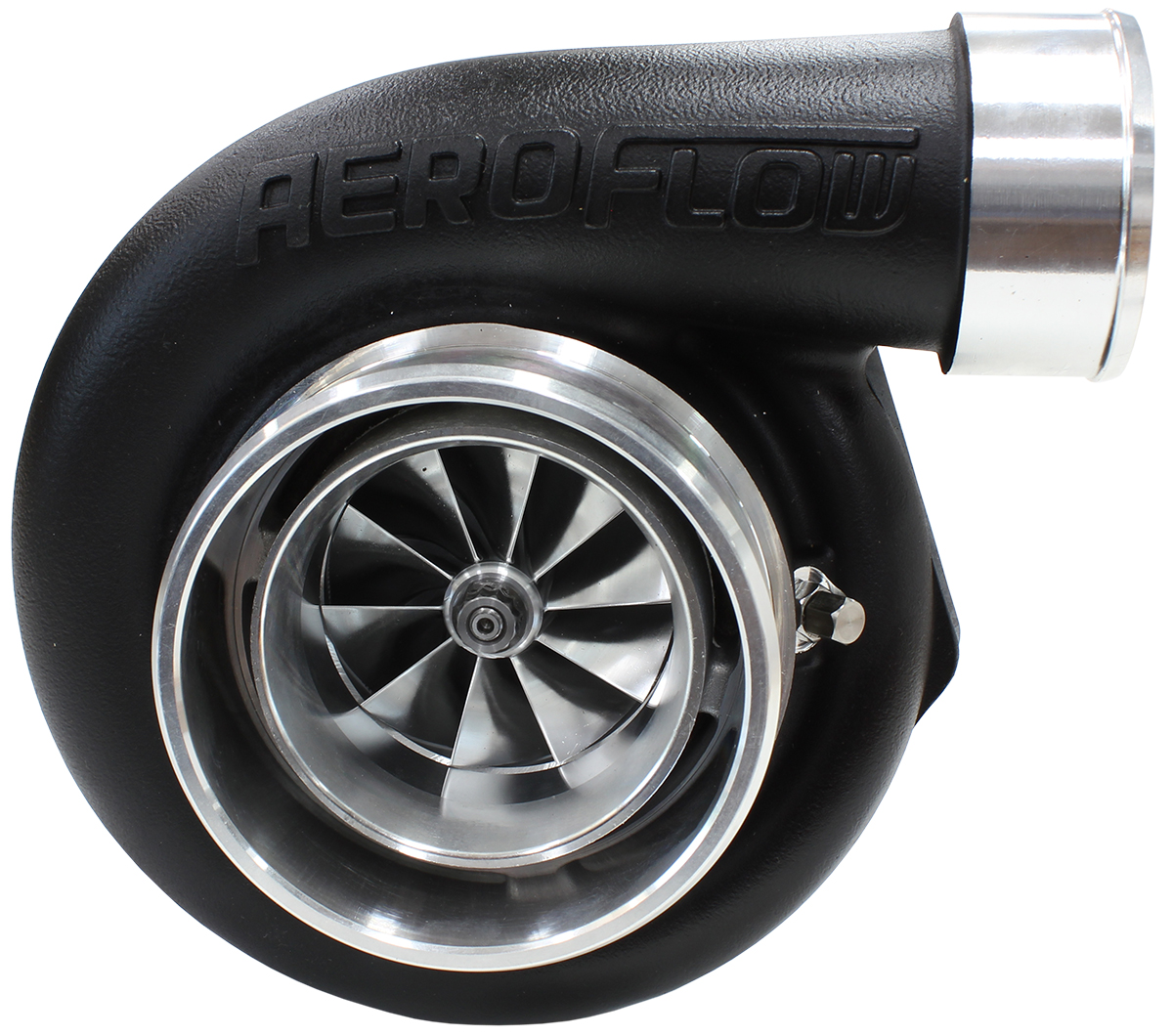AEROFLOW BOOSTED 6662 1.01 VBAND FLANGEV-BAND OUTLET GTX3582 BLACK