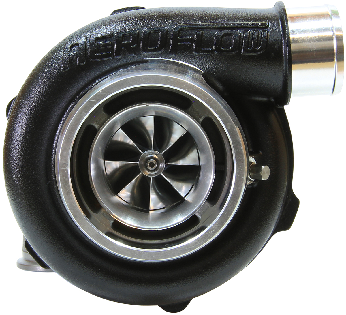 AEROFLOW BOOSTED 5455.83 VBAND FLANGE V-BAND OUTLET GTX3071 BLACK