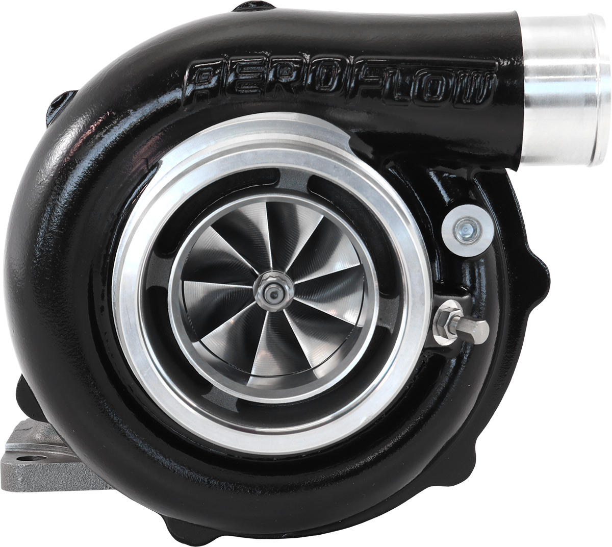 AEROFLOW BOOSTED 6255.82 T3 FLANGE V-BAND OUTLET G30 900 BLACK