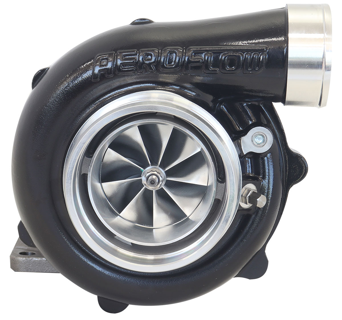 AEROFLOW BOOSTED 6862.82 T3 FLANGE V-BAND OUTLET G35 1050 BLACK