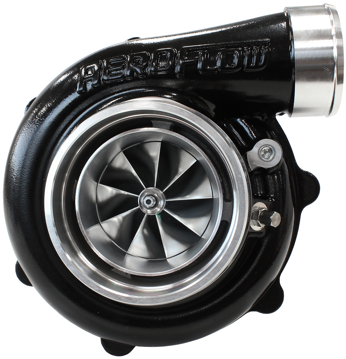 AEROFLOW BOOSTED 6862.83 VBAND FLANGE V-BAND OUTLET G35 1050 BLACK