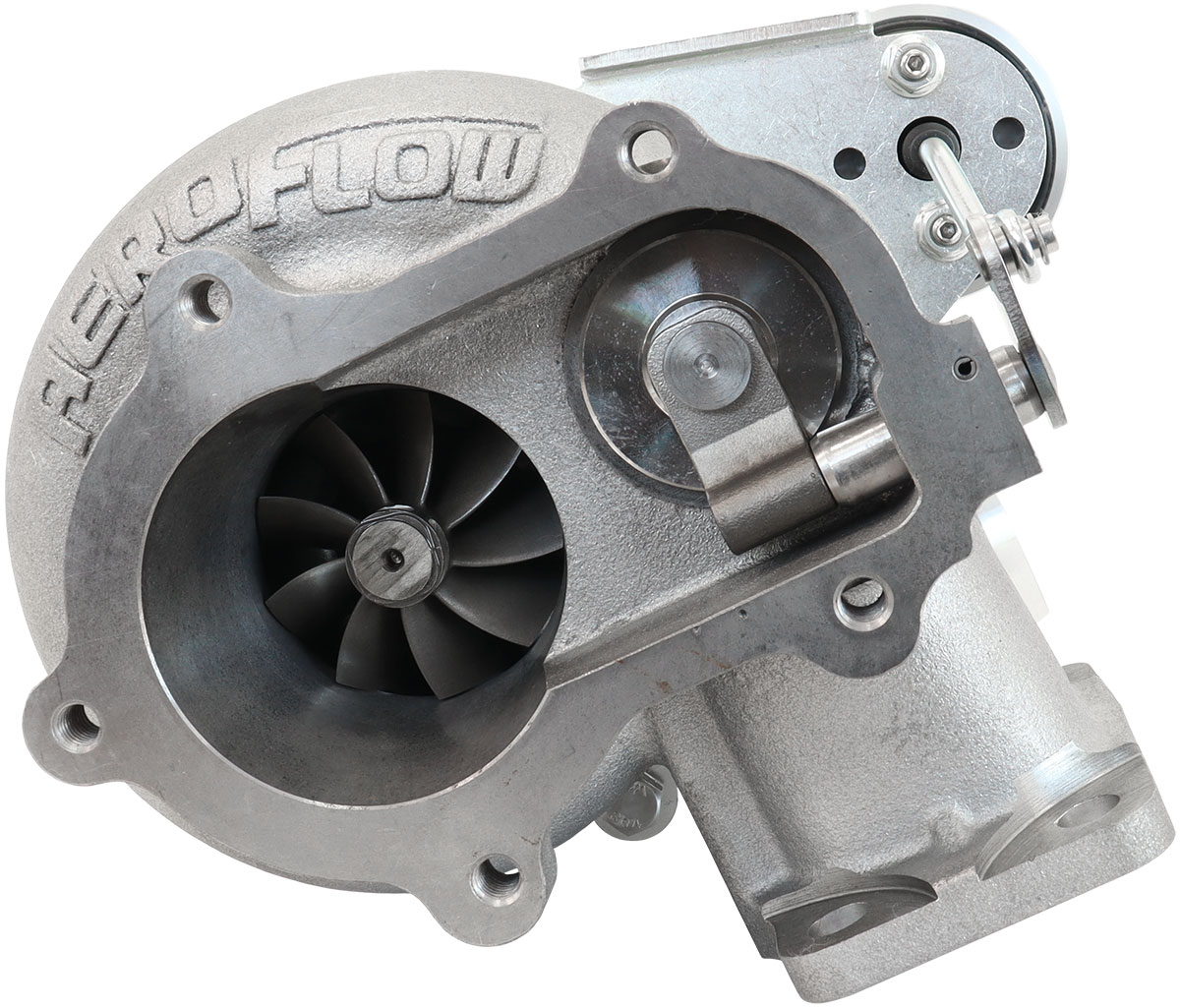 AEROFLOW BOOSTED B5455.82 T3 INTERNAL 5 BOLT OUTLET G30 660 BLACK - Image 3