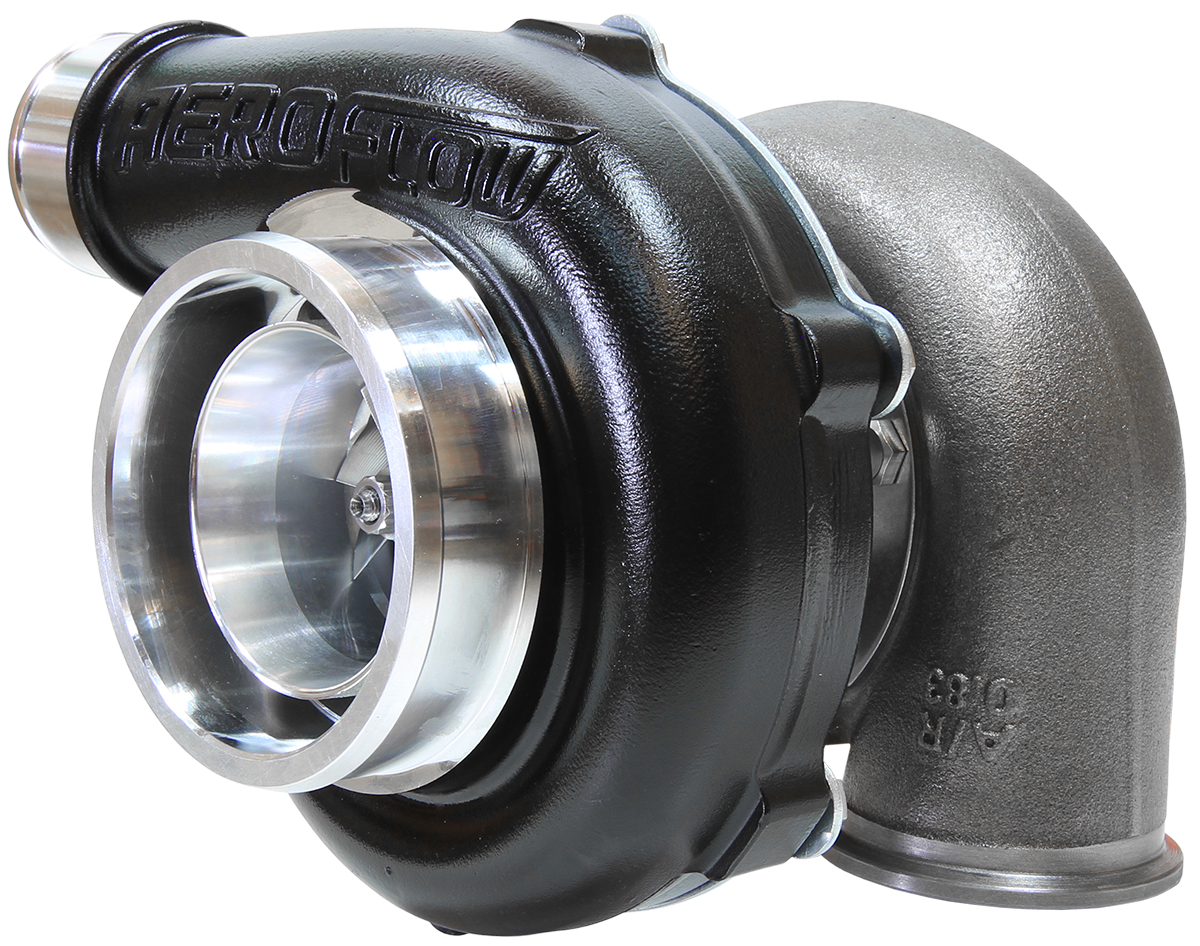 AEROFLOW BOOSTED 5855.83 V-BAND REVERSEV-BAND OUTLET GTX3076 BLACK - Image 3