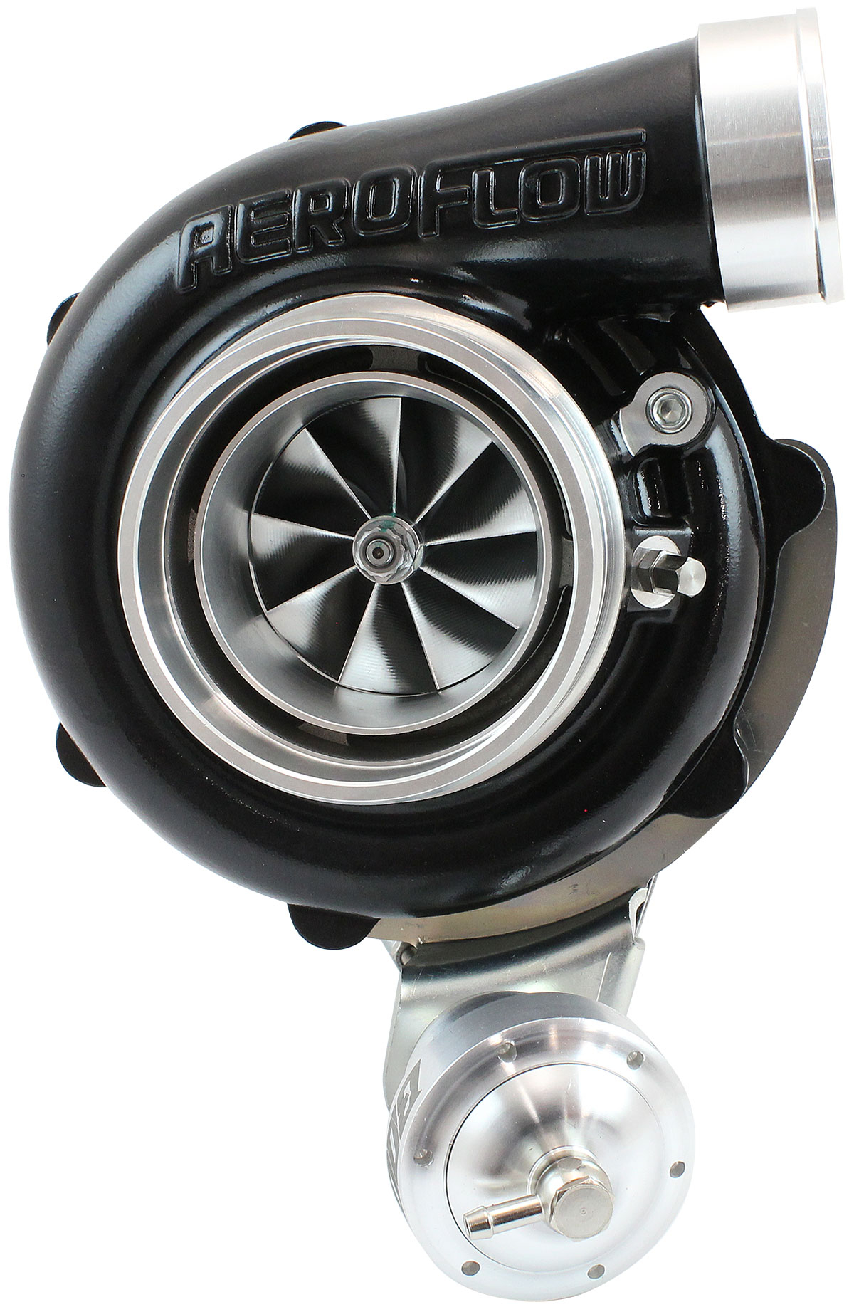 AEROFLOW BOOSTED 6862 1.06 T3 XR6 FG 5 BOLT OUTLET G35 1050 BLACK