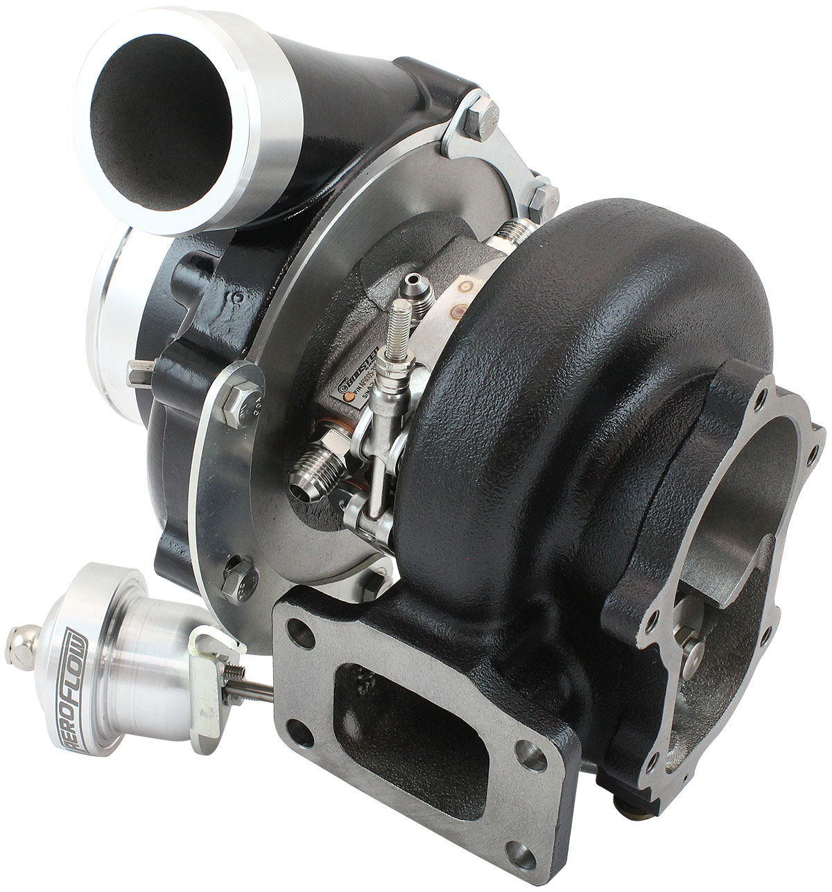 AEROFLOW BOOSTED 6862 1.06 T3 XR6 FG 5 BOLT OUTLET G35 1050 BLACK - Image 2