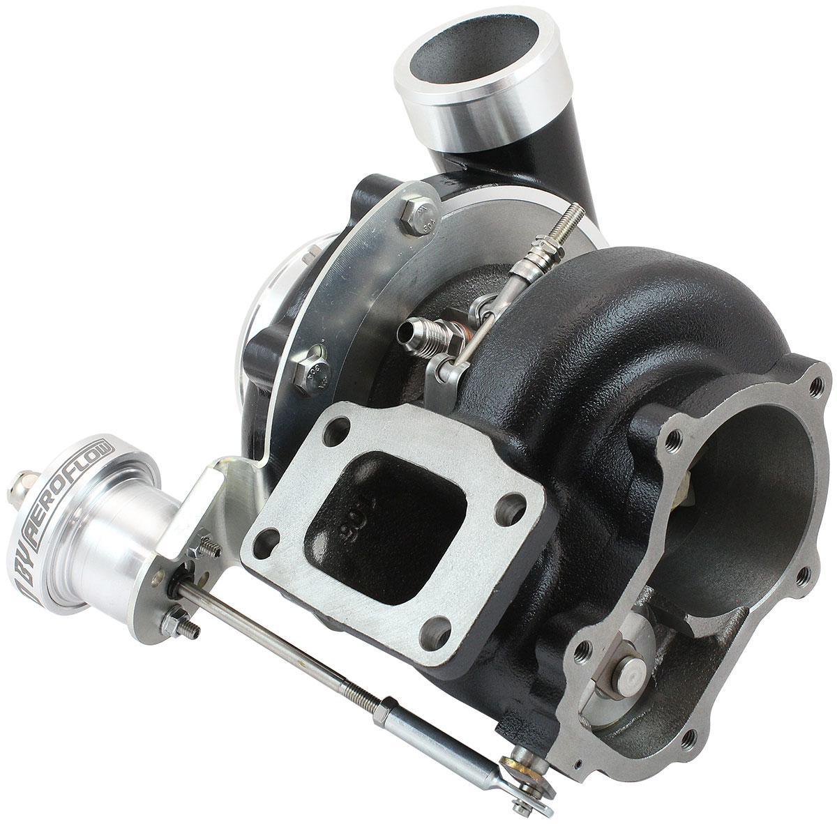 AEROFLOW BOOSTED 6862 1.06 T3 XR6 FG 5 BOLT OUTLET G35 1050 BLACK - Image 5