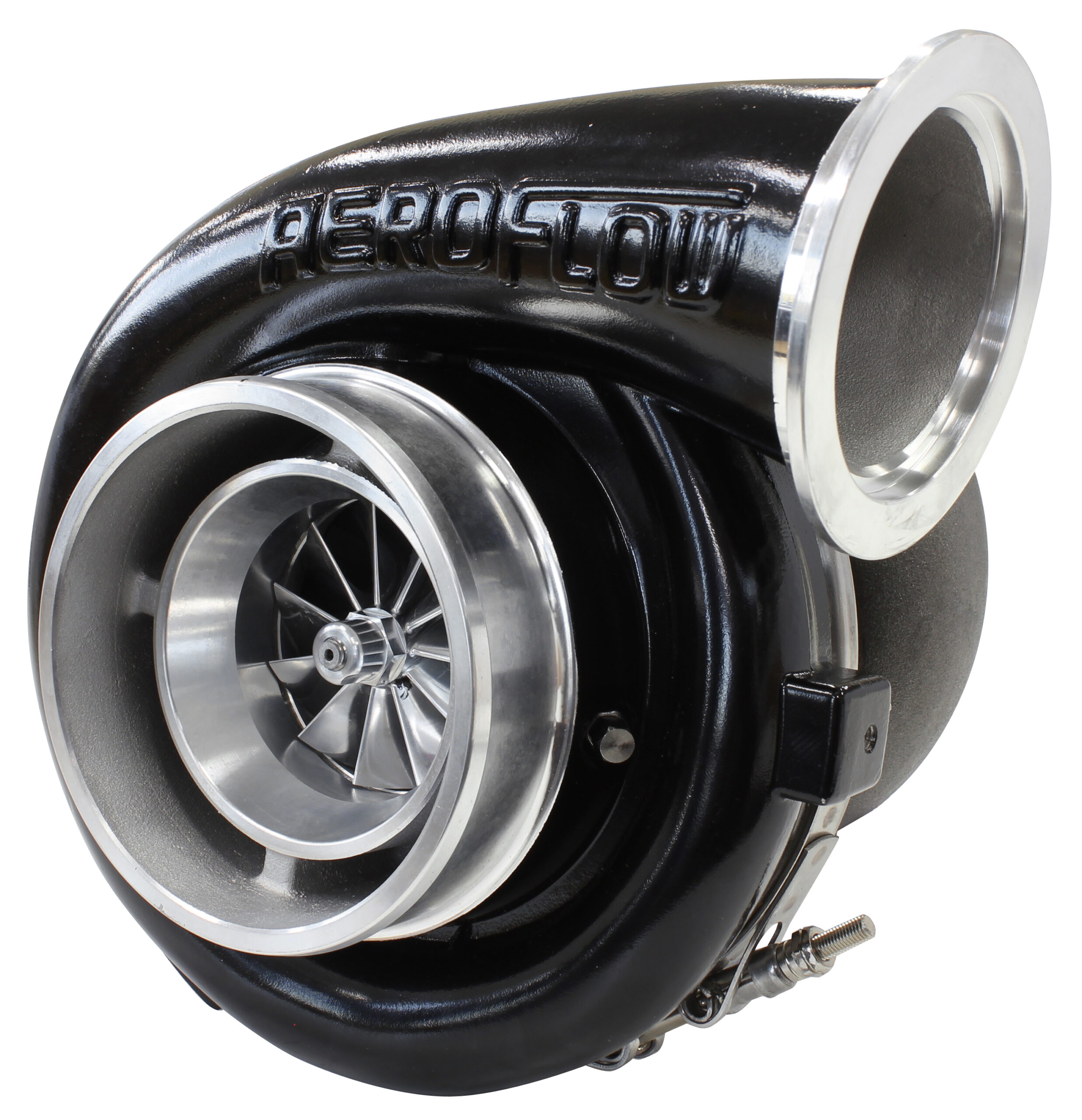 AEROFLOW BOOSTED 7075 1.16 V-BAND VBAND OUTLET GTX4294 BLACK - Image 2