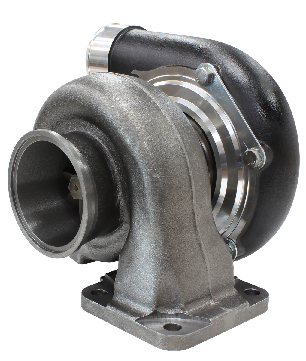 AEROFLOW BOOSTED 6762 .82 T4 FLANGE V-BAND OUTLET GTX3584 BLACK - Image 4