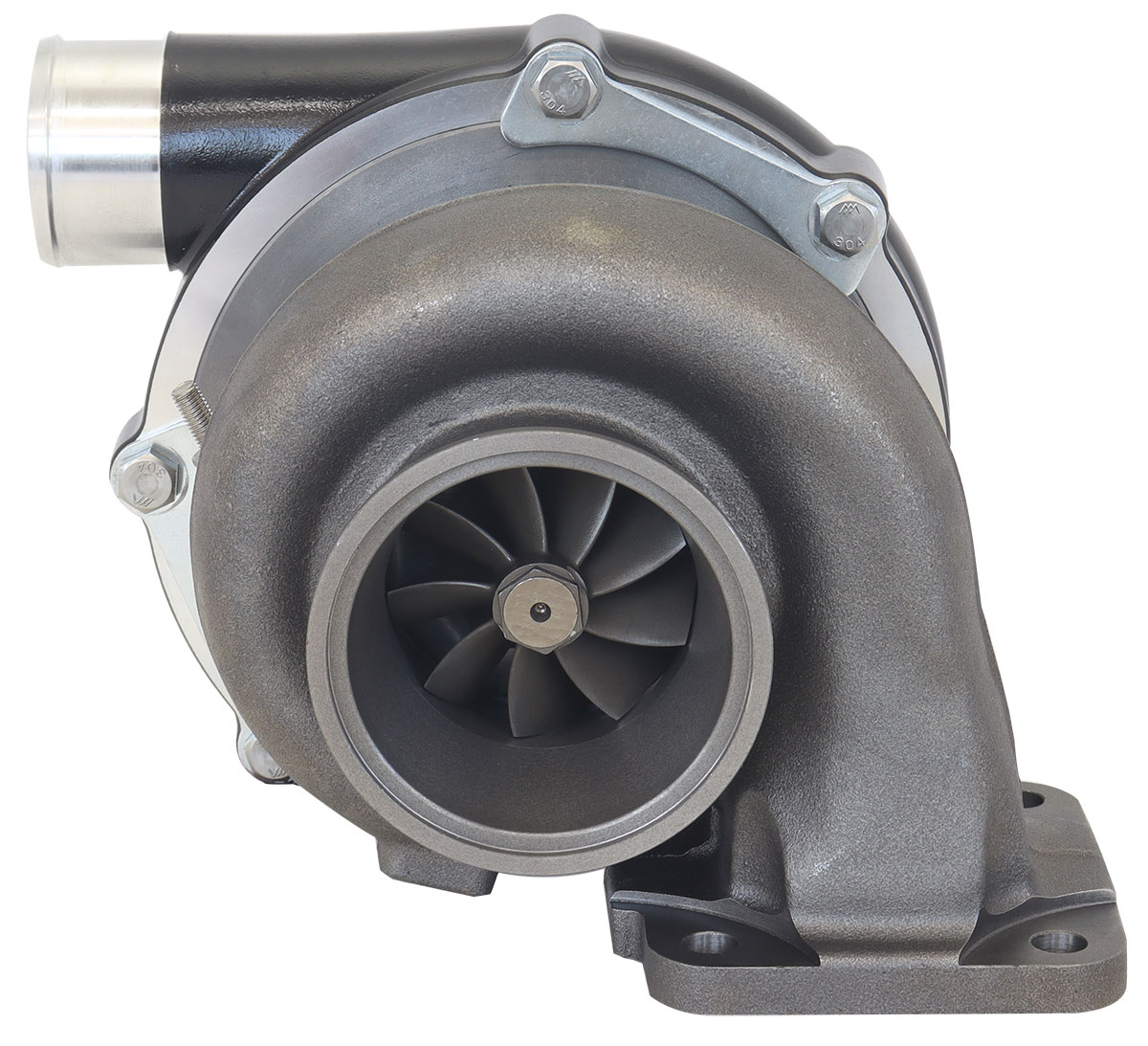 AEROFLOW BOOSTED 6262.82 T4 FLANGE V-BAND OUTLET G35 900 BLACK - Image 3