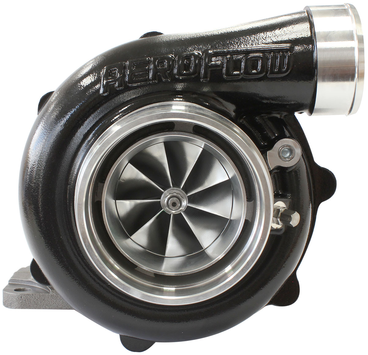 AEROFLOW BOOSTED 6862.82 T4 FLANGE V-BAND OUTLET G35 1050 BLACK