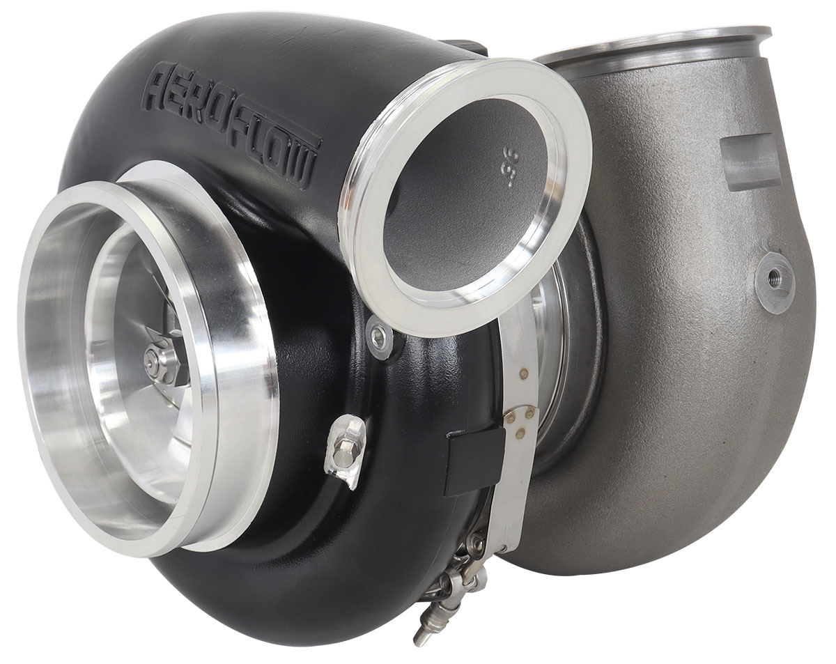 AEROFLOW BOOSTED 106112 1.25 VBAND IN V-BAND OUTLET G57-3000 BLACK - Image 2