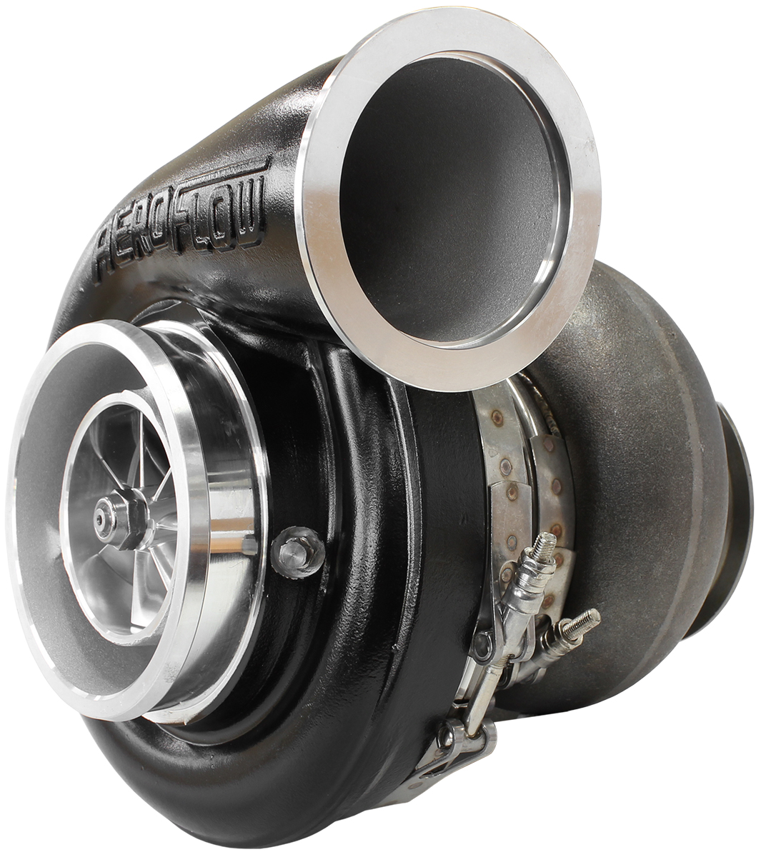 AEROFLOW BOOSTED 7588 1.25 T4 TWINENTRYV-BAND OUTLET BW S475 BLACK AF8006-4027BLK - Image 3