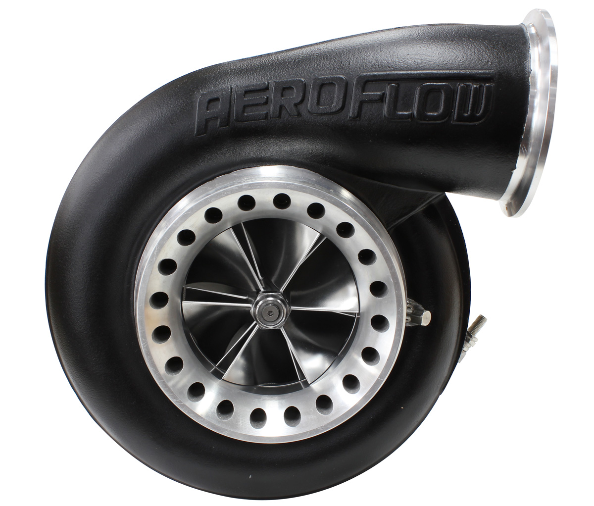 AEROFLOW BOOSTED 8888 1.31 V-BAND VBAND OUTLET BW S475 BLACK AF8006-6003BLK