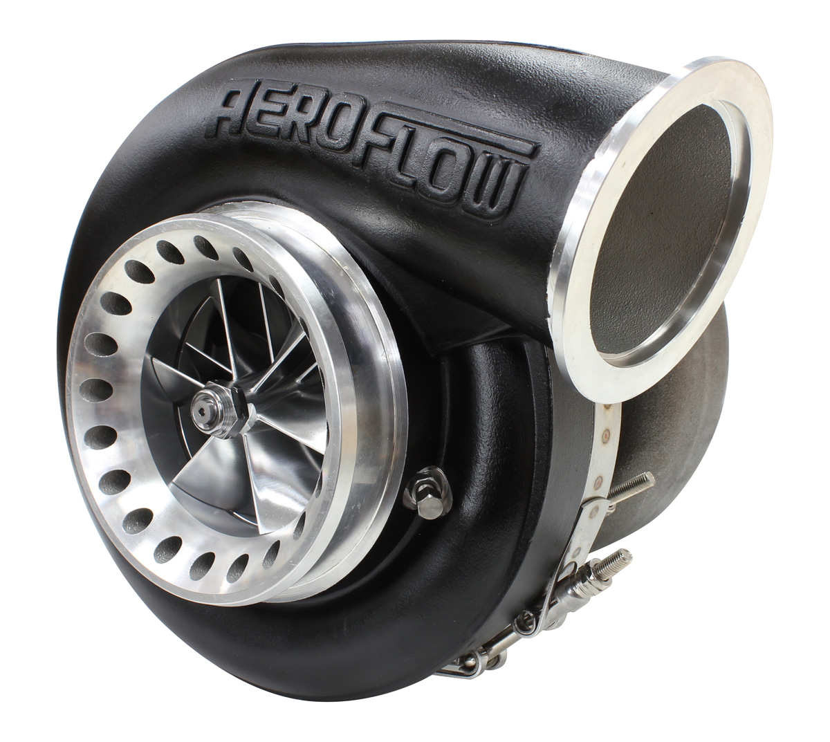 AEROFLOW BOOSTED 8888 1.31 V-BAND VBAND OUTLET BW S475 BLACK AF8006-6003BLK - Image 2