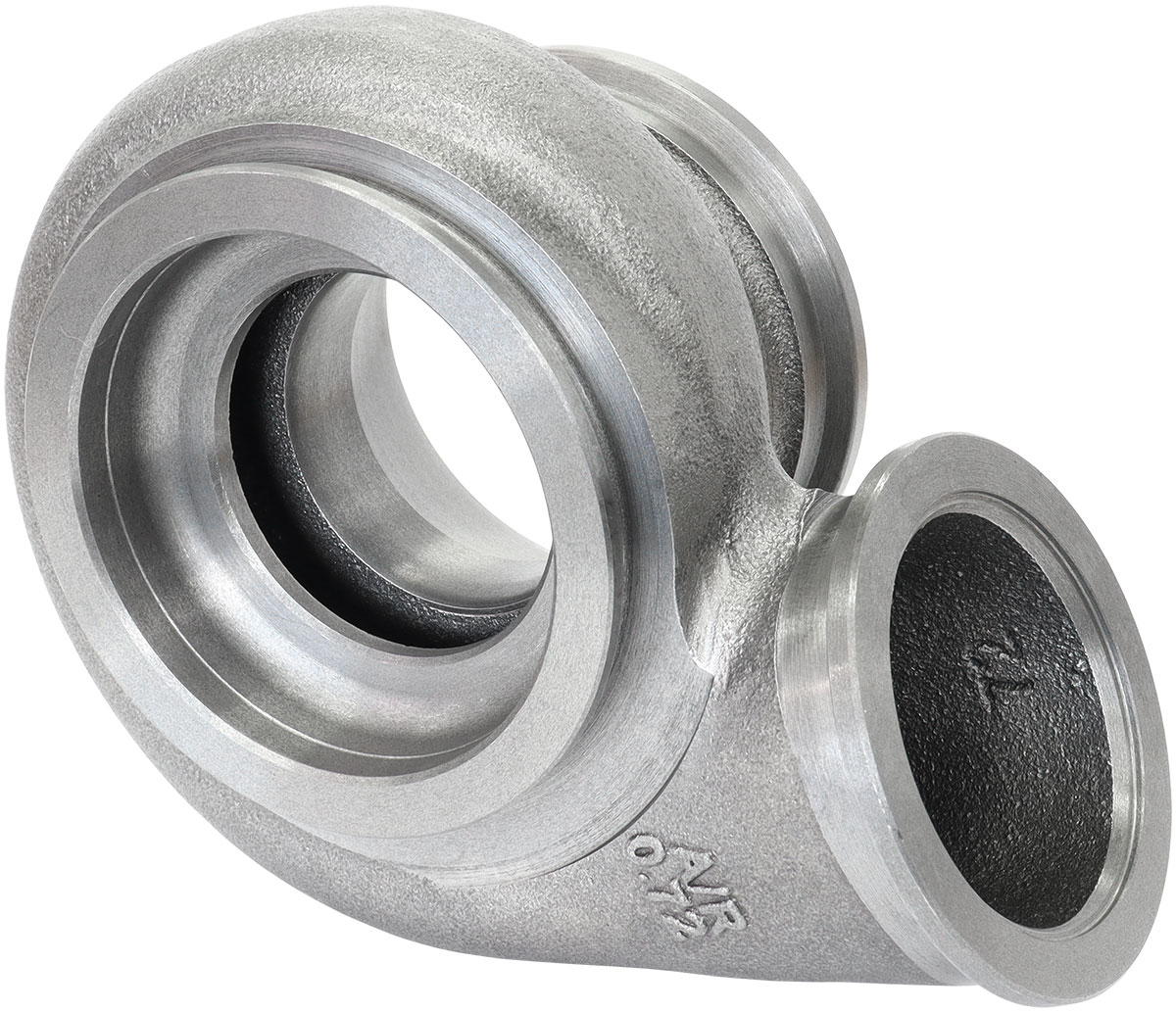 AEROFLOW BOOSTED V-BAND HOUSING .72 CAST IRON HOUSING 4849 5449 - Image 2
