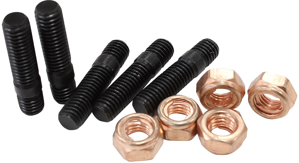 AEROFLOW TURBO STUD & NUT KIT M8x1.25mm5 STUDS 5 NUTS M8 X 1.25mm
