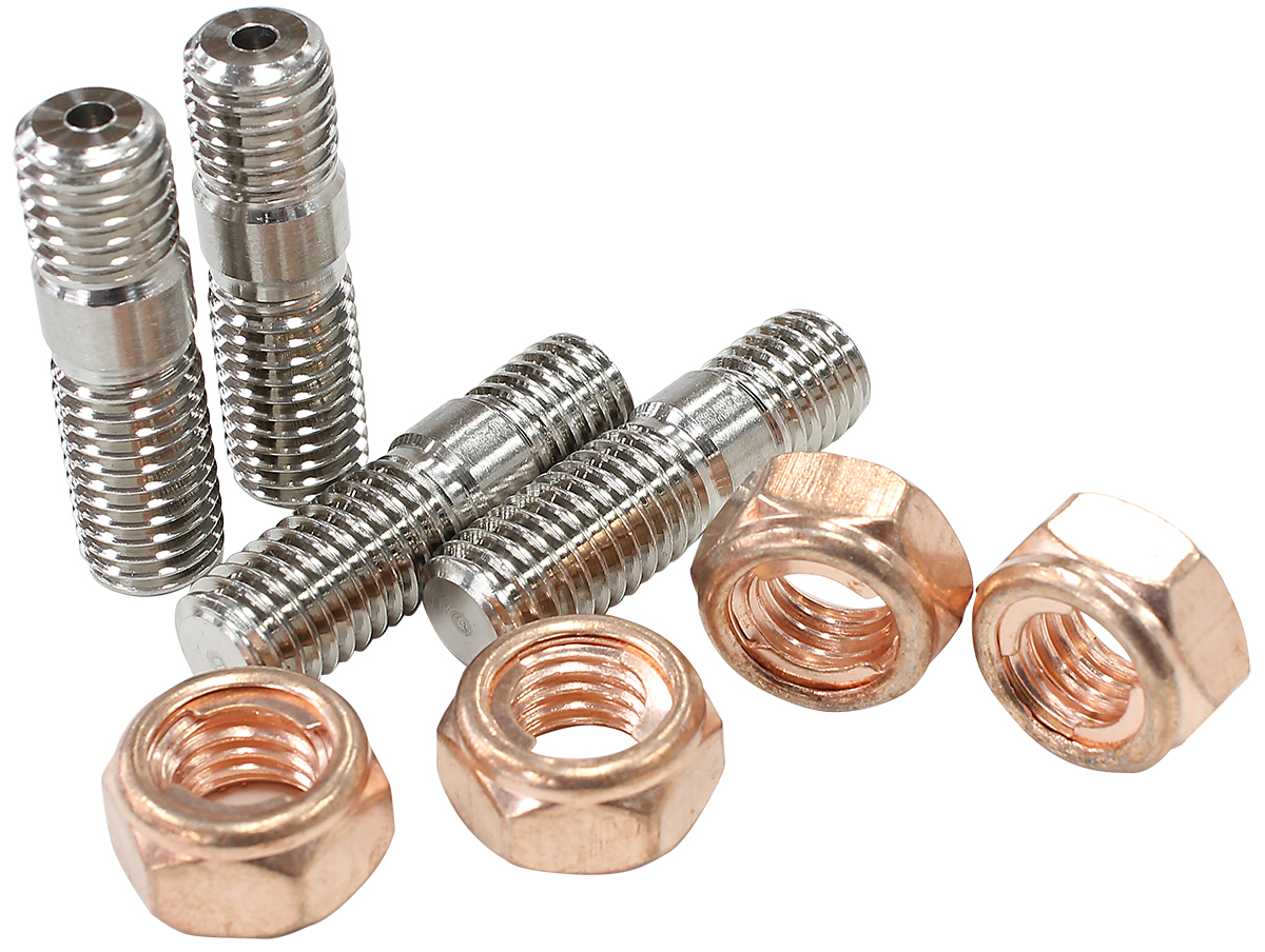 AEROFLOW TURBO STUD & NUT KIT M10x1.5mm4 STUDS 4 NUTS M10 X 1.50mm