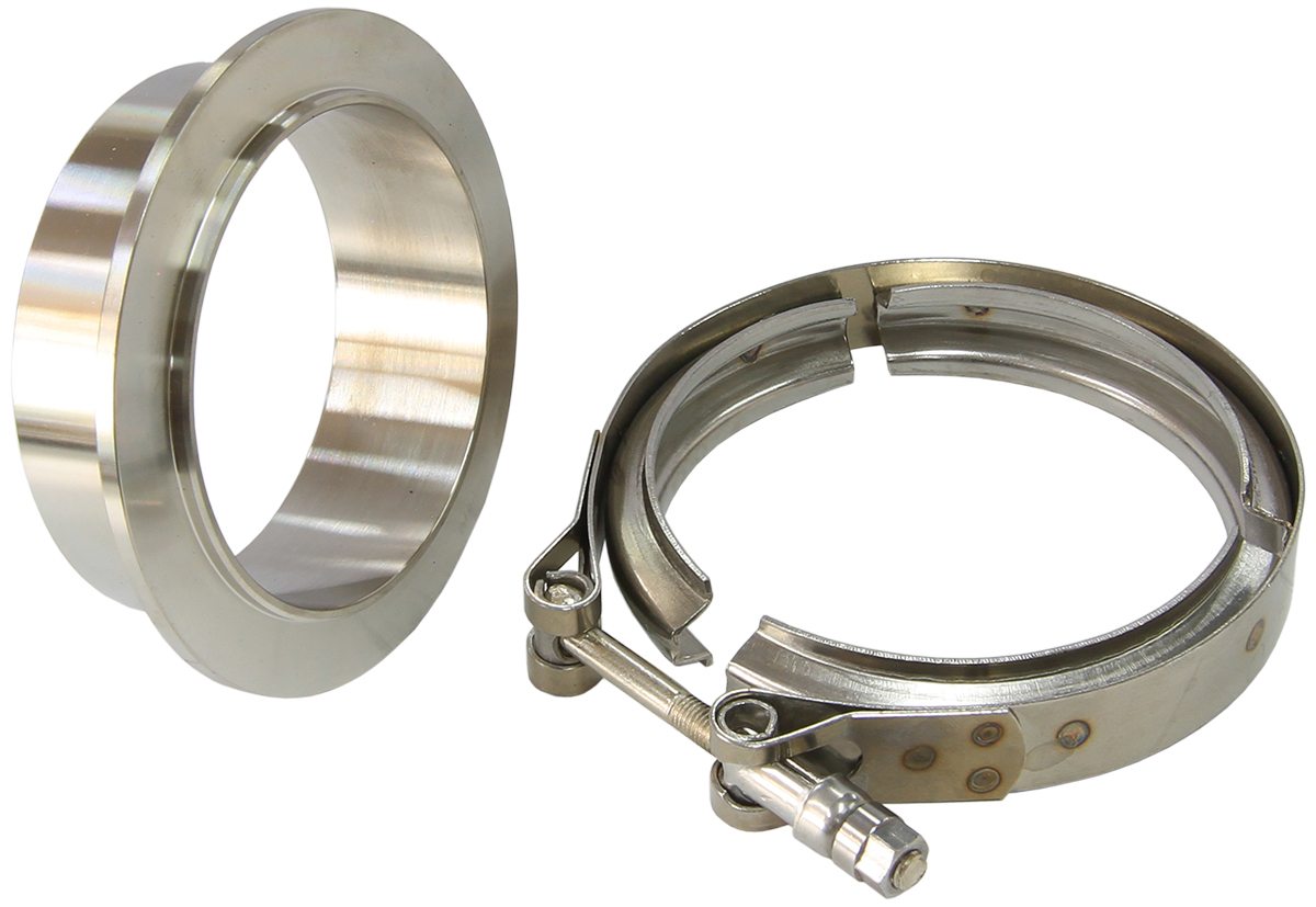 AEROFLOW 4.24" O.D S/S BOOSTED VBAND KIT SUIT 7075-8077 V BAND C/O