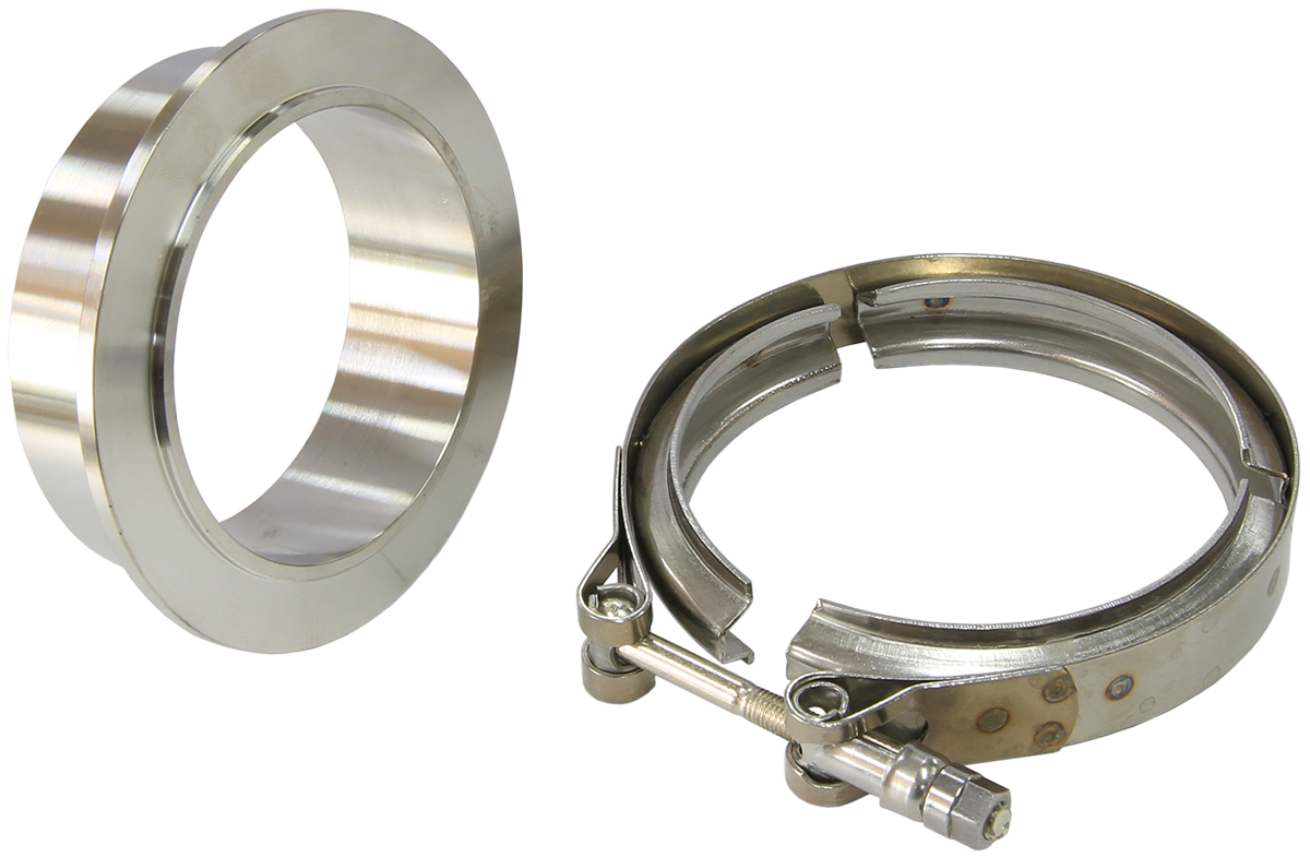 AEROFLOW 4.25" O.D SS BOOSTED VBAND KITKIT SUIT 94 to 106 V BAND C/O