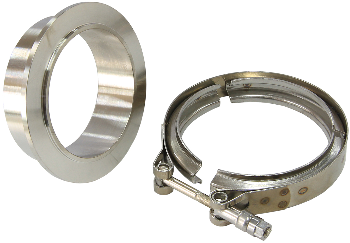 AEROFLOW 4.24" O.D SS BOOSTED VBAND KITKIT SUIT 7075-8077 V BAND C/O