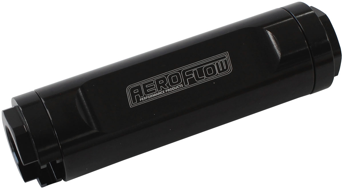 AEROFLOW DUAL PUSH ON EFI FUEL FITTING 3/8 BOTH SIDES HOSE RAIL LS AF809-02BLK