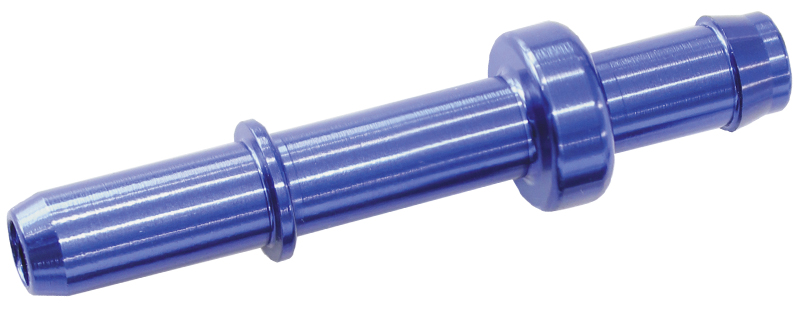 AEROFLOW 5/16" MALE TUBE TO 8MM / 5/16"Barb BLUE ADAPTER