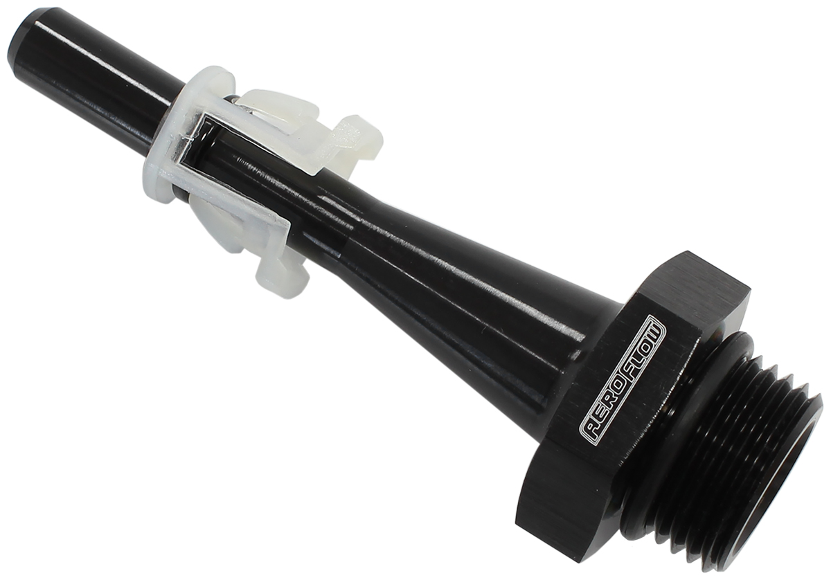 AEROFLOW 5/16" PUSH ON EFI TO -8ORB BLACK HONDA QUICK CONNECT EFI