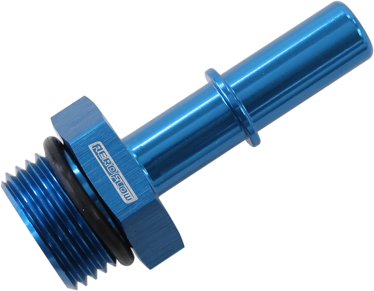 AEROFLOW 3/8" PUSH ON EFI TO -8ORB BLUE QUICK CONNECT EFI
