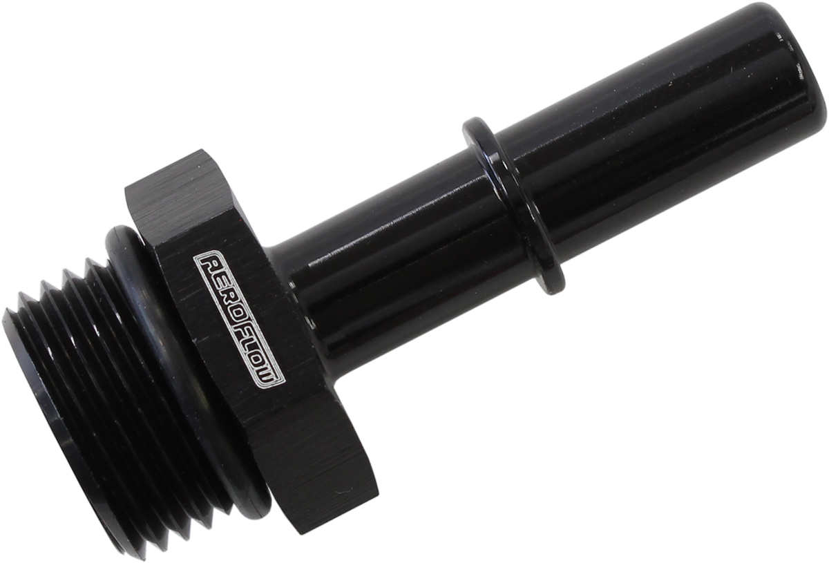 AEROFLOW 3/8" PUSH ON EFI TO -10ORB BLACK QUICK CONNECT EFI